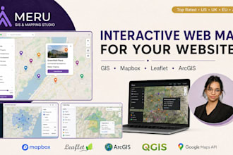 build an interactive web map for your website using gis, mapbox or leaflet