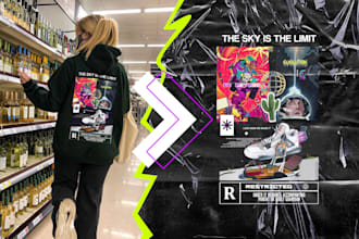 design streetwear and urban apparel tshirt and hoodies