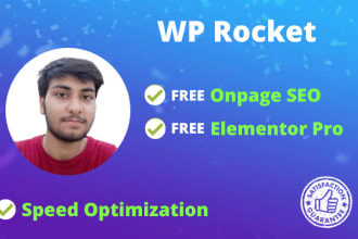 install and setup wp rocket premium plugin, speed optimize your wordpress site
