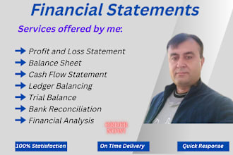 do profit and loss,balance sheet,cash flow, general ledger
