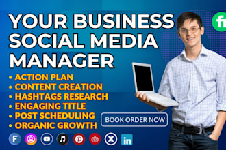 be your expert social media manager and content creator