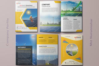 design company profile, proposal, report for you, canva expert