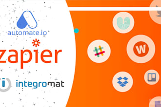 do integromat and zapier web app integration