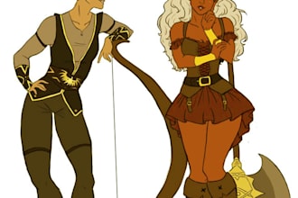 create your dnd concept art character or you oc
