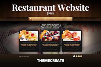 create elegant restaurant website in wordpress