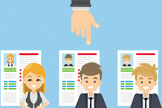 provide HR services and candidate screening