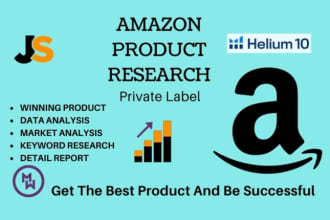 do winning amazon fba product research or  product hunting for private label