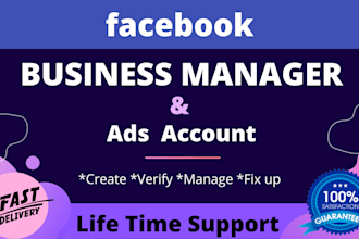 create a fresh facebook business manager and ads account