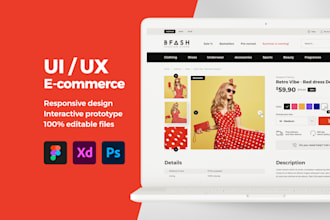 design high converting UI UX for ecommerce