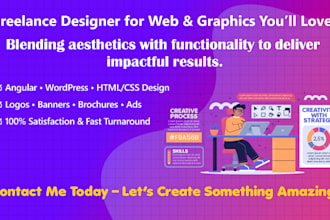 be your top notch freelance web graphic designer