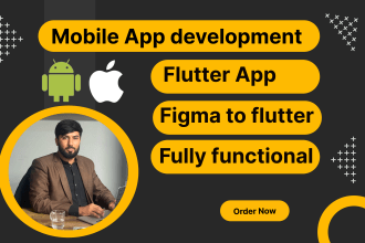 do mobile app development, android and ios app development, flutter devel