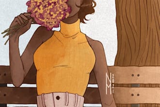 create a character illustration