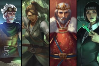 draw realistic illustrations for card game in high quality