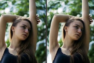 enhance photo more smooth and detailed