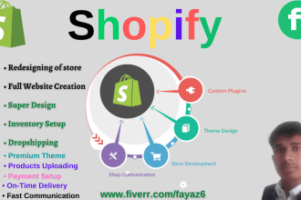 create and design your shopify store