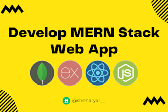 do mern stack website as mern stack developer node react mongodb express