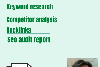 provide best keywords, SEO audit, and competitor research