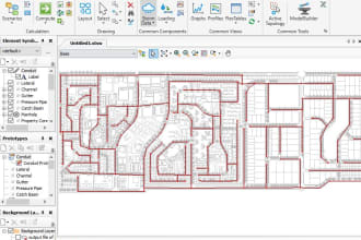 design your water network,sewer,storm,irrigation neworks