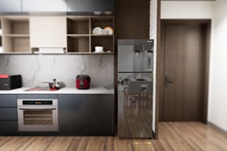 do very high quality interior rendering for your work office