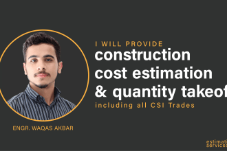 do material takeoff and cost estimation