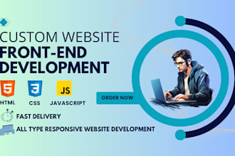 create responsive website in html css  javascript