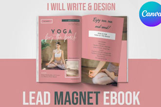 design your professional PDF lead magnet, ebook, and freebie