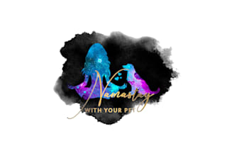 design professional watercolor feminine signature logo
