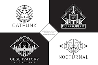 design 2 unique graphics t shirt art deco style