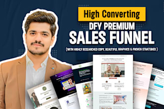 build sales funnel in systeme io, clickfunnels, or in gohighlevel landing page