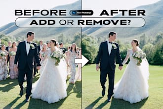 add or remove people or objects from photos using photoshop