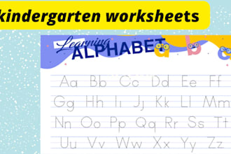 design kids worksheets, coloring and activity books