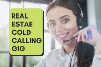 be your virtual assistant for real estate wholesale cold calling