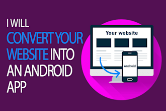 convert website to android app and publish in 24 hours