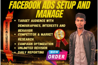 manage your facebook ads campaign with targeted audience
