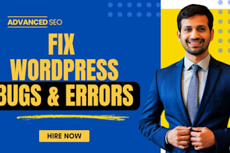 fix wordpress website issues, errors and bugs