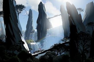 do concept art, book cover, poster design