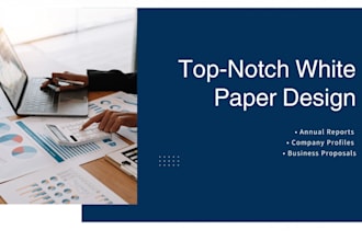 design amazing top notch professional white paper
