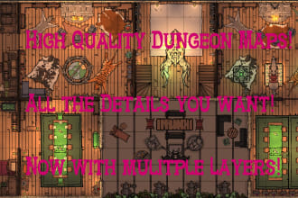 design a dungeon map for dms