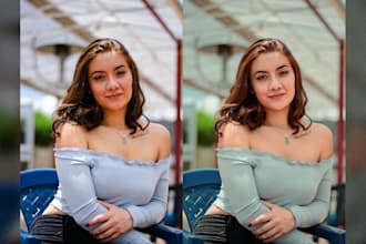 do high end skin retouching