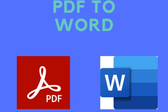 type scanned documents or handwriting from pdf to word