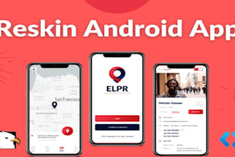 reskin redesign modify android app codecanyon source code