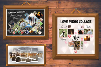 make a unique photo collage and booth templates in 6 hours