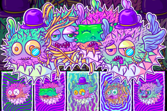 create unique and pixel generated nft art collection for you