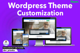 do themeforest wordpress theme installation, customize in 8h