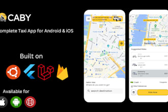 create taxi and bike booking app android and ios