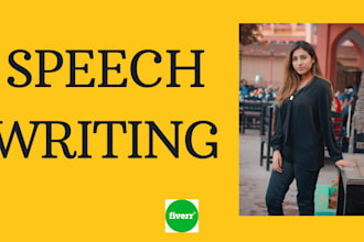 write you top quality inspirational and argumentative speech