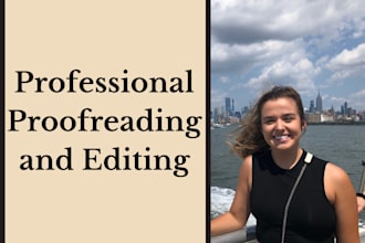 professionally proofread and revise your document