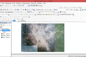 create gis mapping ,spatial analysis and image analysis