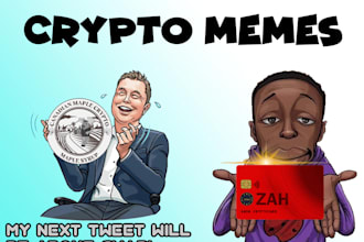 create high quality crypto memes for your crypto project