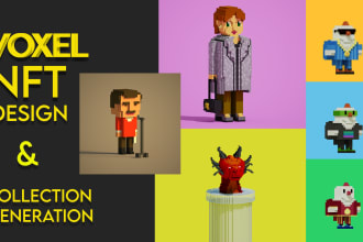 create unique voxel nft collections